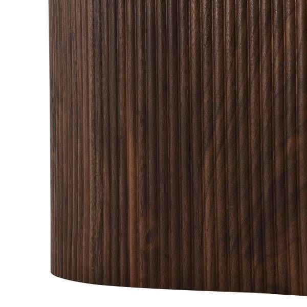 Couchtisch Wawaso - 70 cm Travertin Dekor / Eiche Dunkel Dekor