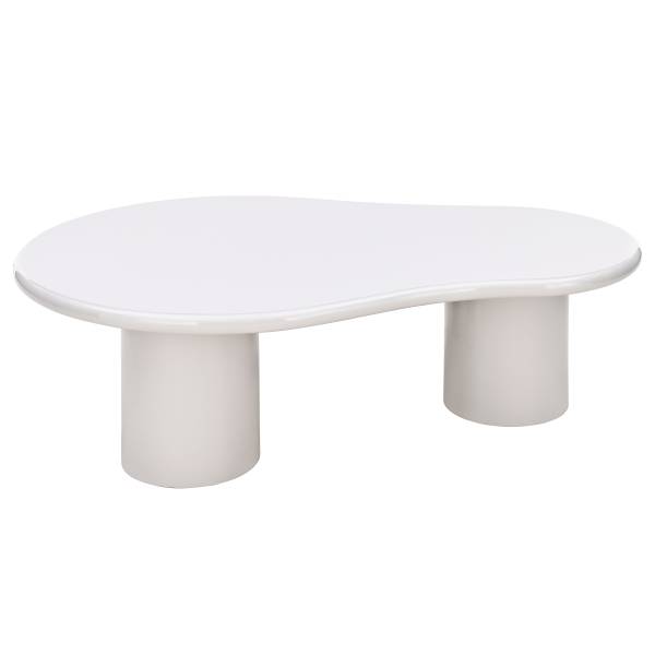 Tavolino da salotto Grochowy bianco lucido