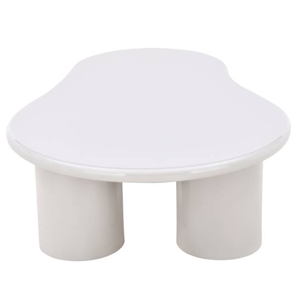 Tavolino da salotto Grochowy bianco lucido