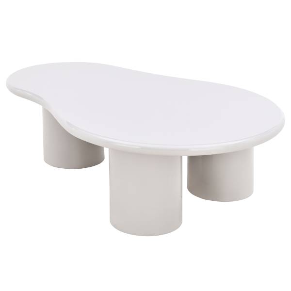 Tavolino da salotto Grochowy bianco lucido