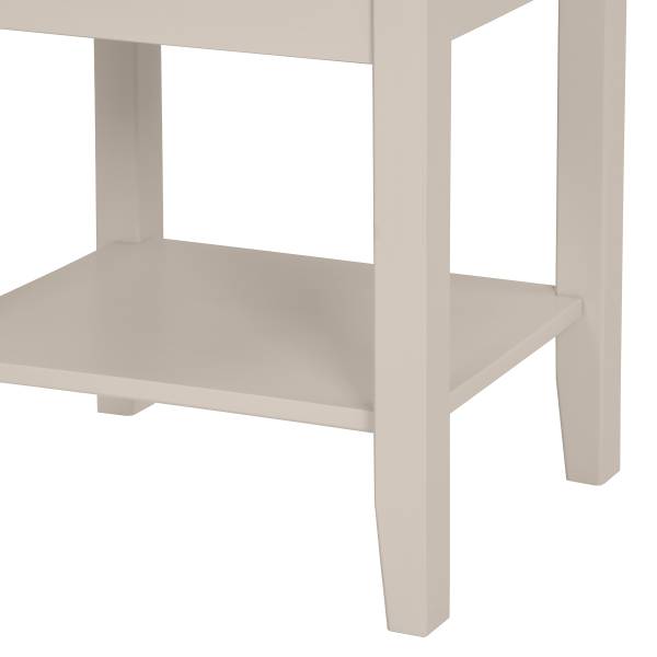 Table de chevet massive Belleria Pin massif - Cachemire