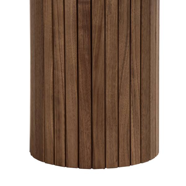 Beistelltisch BARAWOH 40 cm Echtholzfurnier - Walnuss