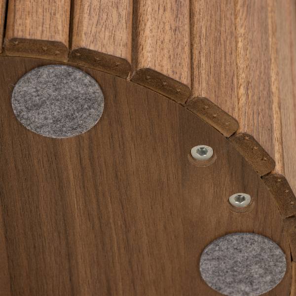 Beistelltisch BARAWOH 40 cm Echtholzfurnier - Walnuss