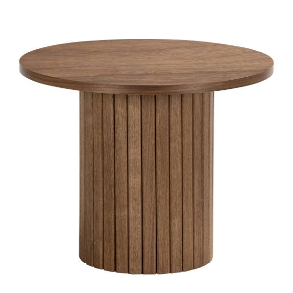 Beistelltisch BARAWOH 50 cm Echtholzfurnier - Walnuss