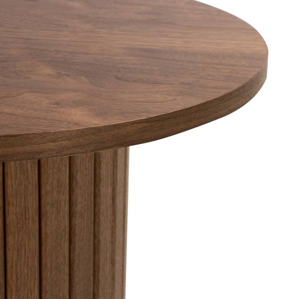 Beistelltisch BARAWOH 50 cm Echtholzfurnier - Walnuss