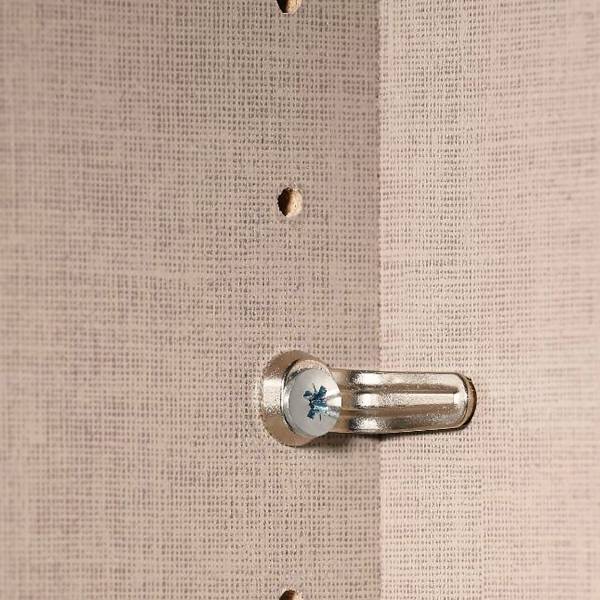 Armadio scorrevole frontali vetro Covalo Bianco - Larghezza: 201 cm - Alluminio - Senza ante a specchio