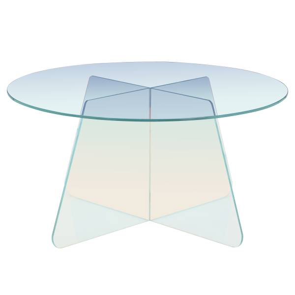 Couchtisch Windust Glas - Pastell