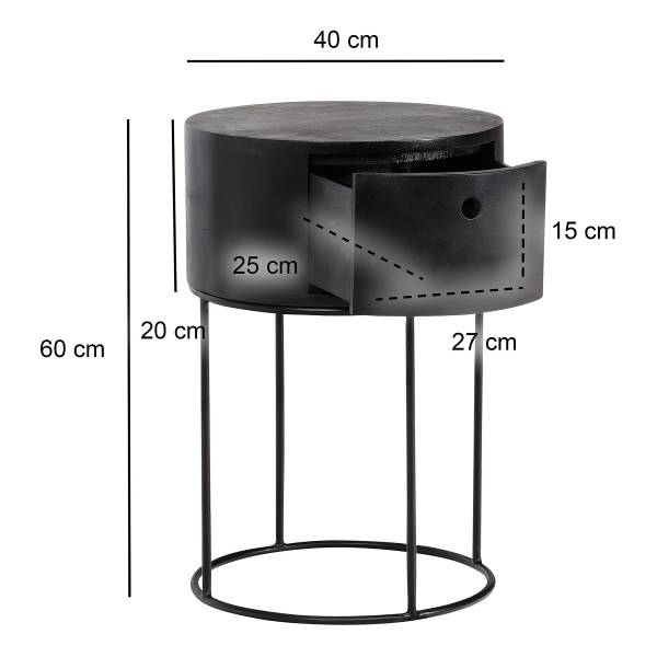 Comodino Saoued Nero