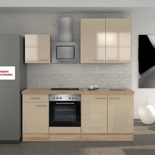 Küchenzeile Stenkista Kombi A Kaschmir / Eiche Sonoma Dekor