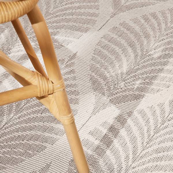 Tappeto da esterno Duet B Polipropilene - Bianco / Grigio - 120 x 170 cm