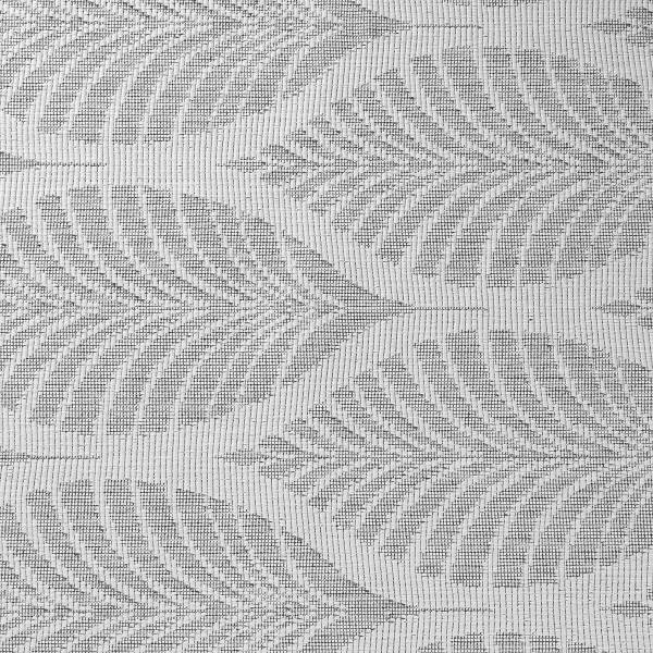 Tappeto da esterno Duet B rotondo Polipropilene - Bianco / Grigio - Diametro: 160 cm