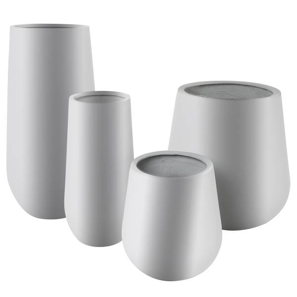 Outdoor Pflanztopf Uraan Grau - Durchmesser: 38 cm