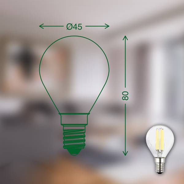 Ampoules LED Bulba - Lot de 2 Verre transparent - Transparent