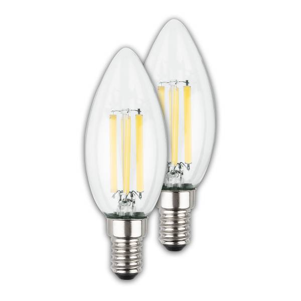 Set di 2 lampadine Bulba C Vetro trasparente