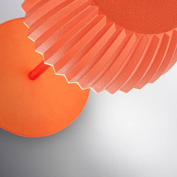 Akku-Tischleuchte Riffle Typ A Aluminium - Orange