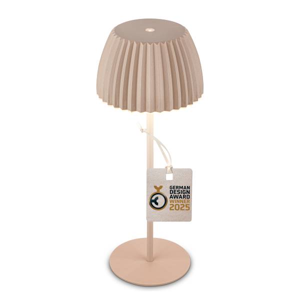 Lampada portatile Riffle B alluminio - Beige