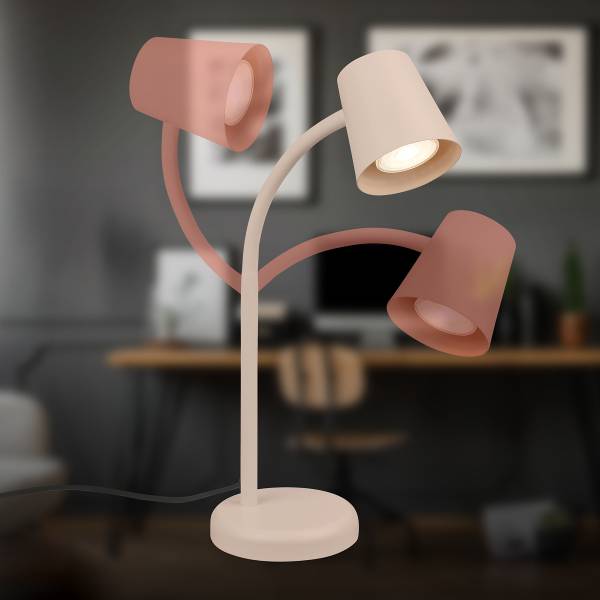 Lampada da tavolo Skriva Alluminio - Beige