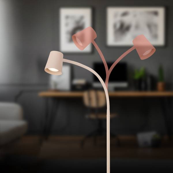 Lampada da terra Skriva Alluminio - Beige