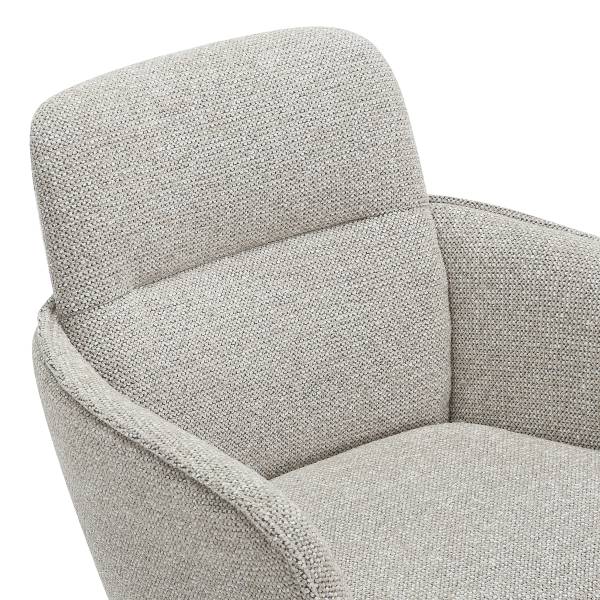 Sedia con braccioli CHAGAS Color grigio pallido