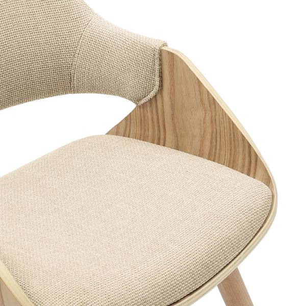 Armlehnenstuhl RIFFLES 2er-Set Beige