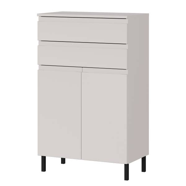 Badset Salinas 5-teilig Spiegelschrank B Inklusive Beleuchtung - Kaschmir