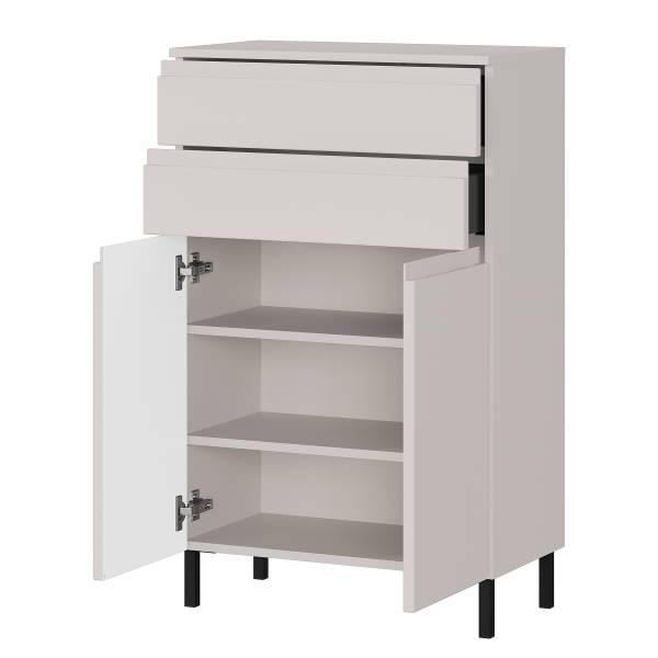 Badset Salinas 5-teilig Spiegelschrank B Inklusive Beleuchtung - Kaschmir