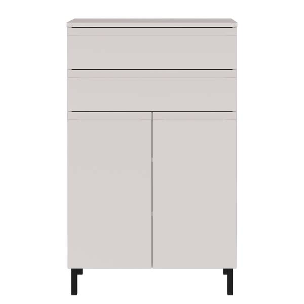 Badset Salinas 5-teilig Spiegelschrank B Inklusive Beleuchtung - Kaschmir