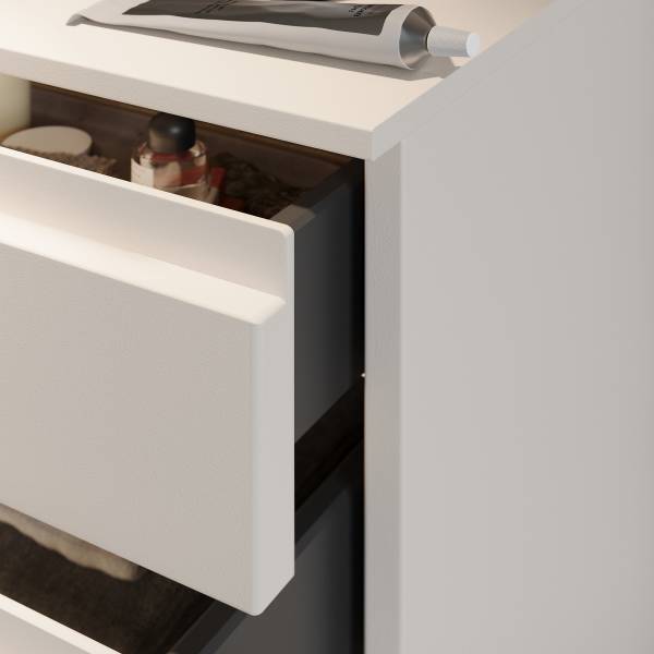 Badset Salinas 5-teilig Spiegelschrank B Inklusive Beleuchtung - Kaschmir