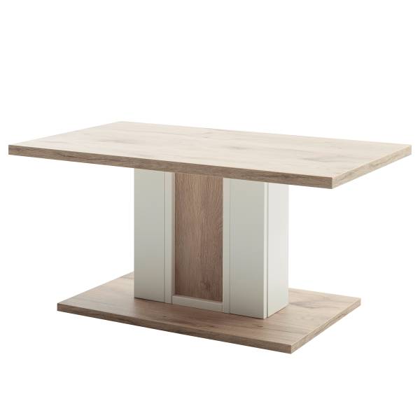 Table basse Ghortha Imitation chêne viking / Blanc