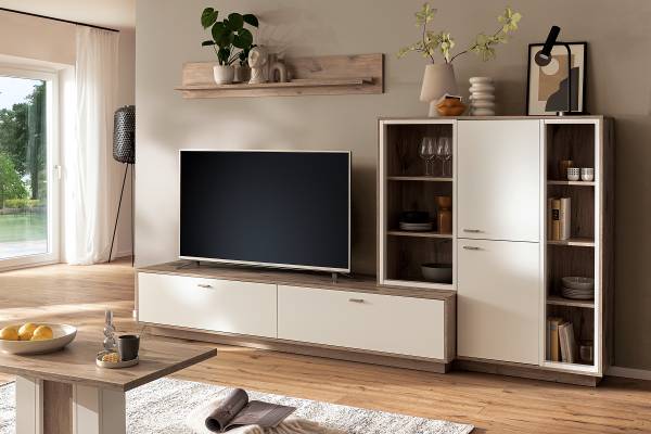 Modulo Ghortha Effetto rovere / Bianco