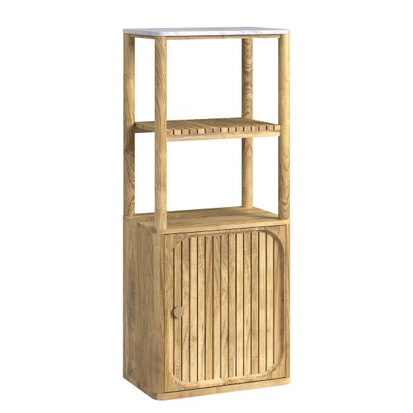 Massiver Midischrank Iyar Akazie massiv / Marmor