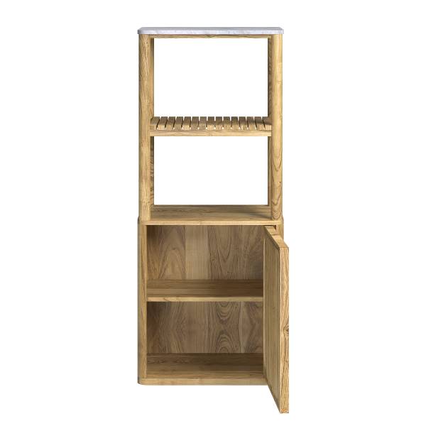 Massiver Midischrank Iyar Akazie massiv / Marmor