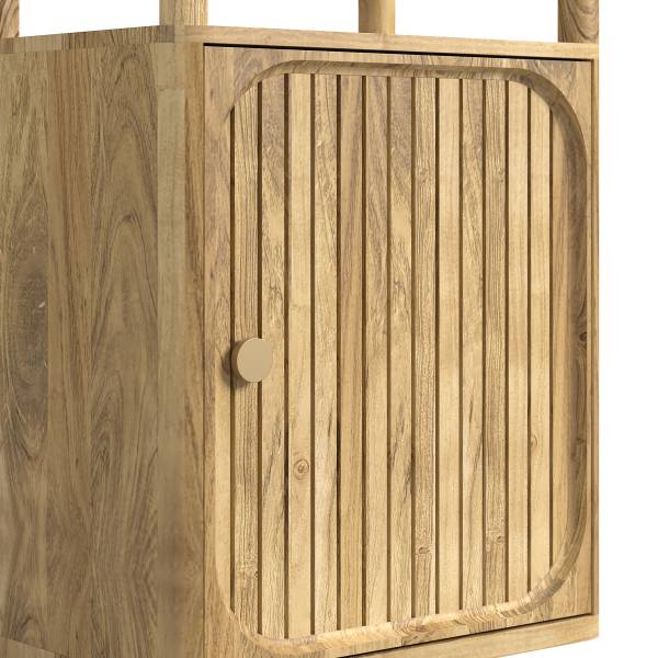 Massiver Midischrank Iyar Akazie massiv / Marmor