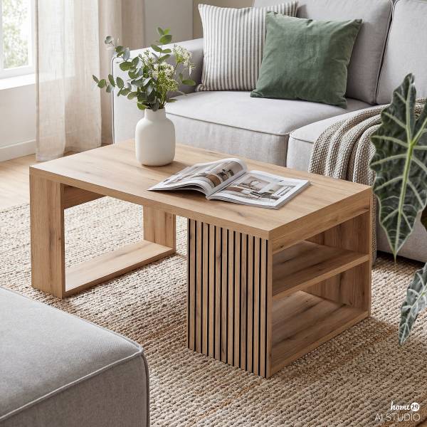 Couchtisch Skallens Eiche Evoke Dekor