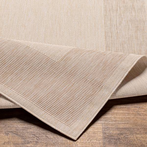 Outdoorteppich Melilla Polypropylen - Creme / Beige - 160 x 213 cm