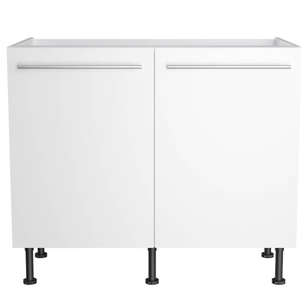 Spülenunterschrank Venezia Weiß - Breite: 100 cm