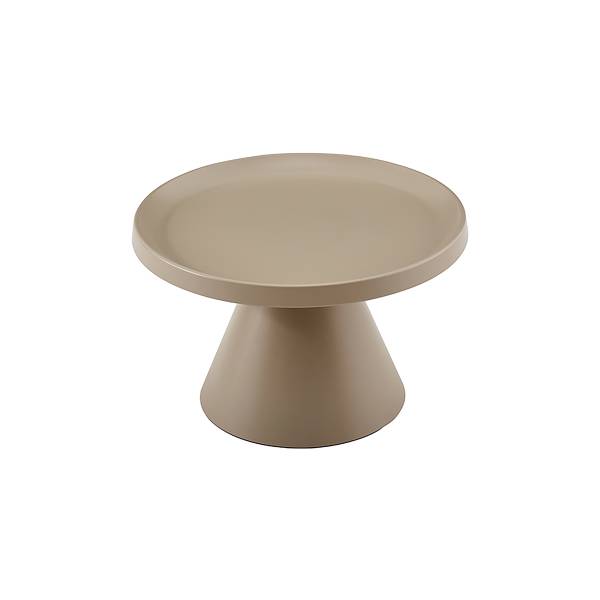 Couchtisch Haskin Metall - Sandgrau
