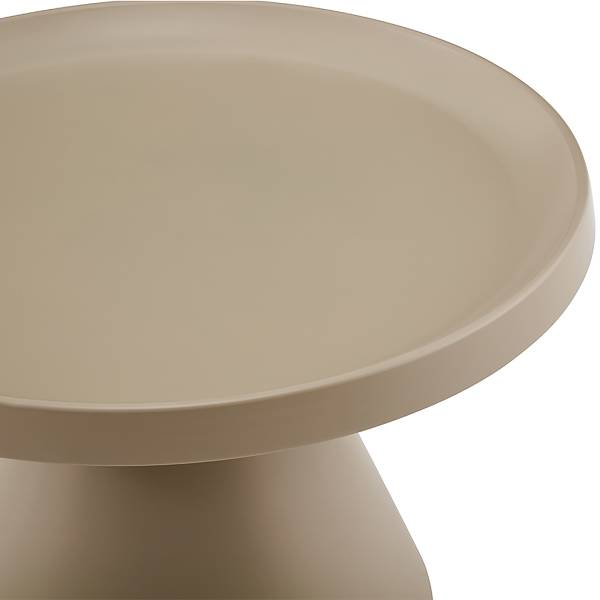 Couchtisch Haskin Metall - Sandgrau