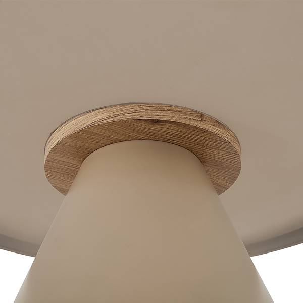 Couchtisch Haskin Metall - Sandgrau