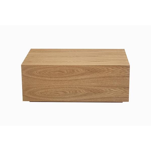 Furnierter Couchtisch Okatee rechteckig Esche