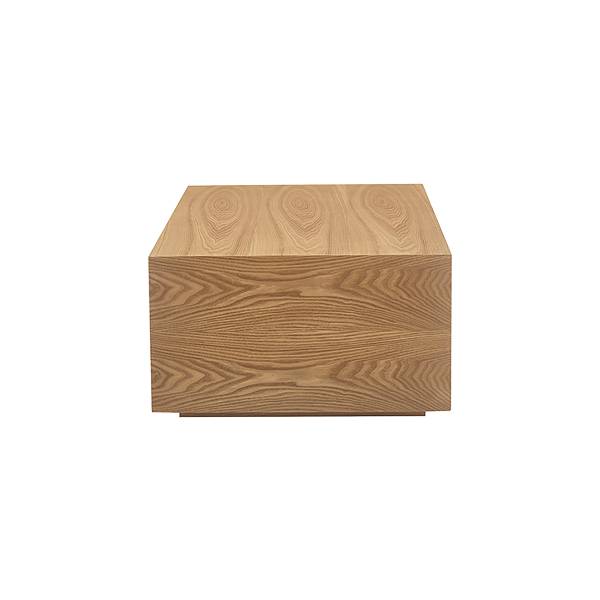 Furnierter Couchtisch Okatee rechteckig Esche