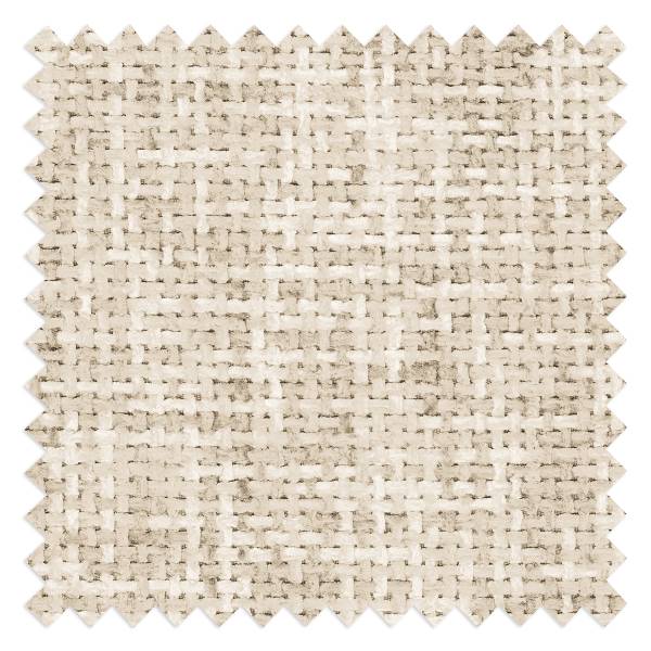 Fauteuil pivotant COORONG Tissu structuré Teelka: Crème