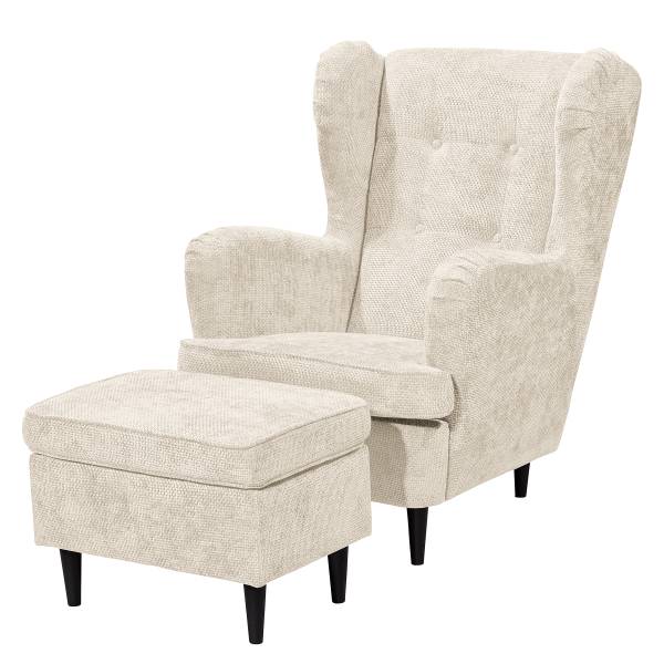 Poggiapiedi Marson Ciniglia Edisa: lana bianca