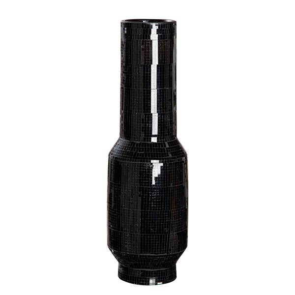 Bodenvase Black Disco Schwarz - Keramik - Höhe: 51 cm
