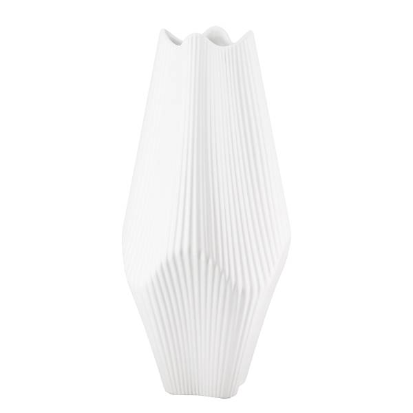 Vaso Lamellen B Bianco