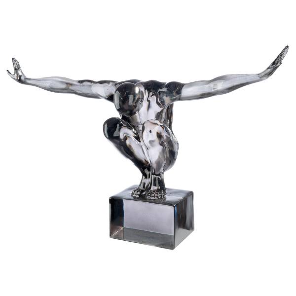 Scultura Cliffhanger Gris Grigio - Plexiglas - 49 x 34 x 16 cm