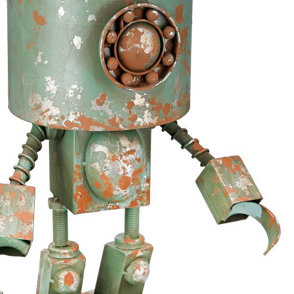 Portavaso Roboter Robotic verde Verde - Ferro - 30 x 42 x 23 cm