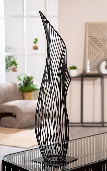 Oggetto decorativo Lo slancio Nero - Ferro - 14 x 57 x 13 cm