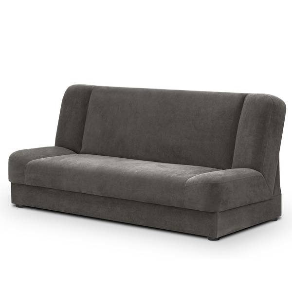 Schlafsofa Kartja Microfaser Sofina: Dunkelgrau