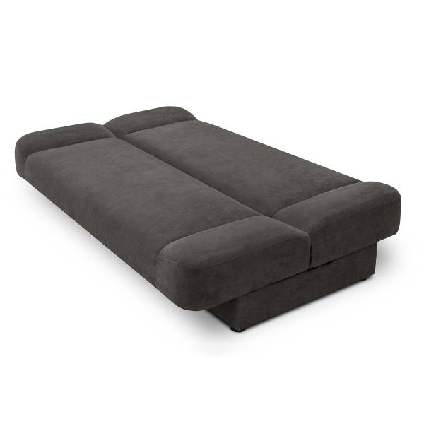 Schlafsofa Kartja Microfaser Sofina: Dunkelgrau